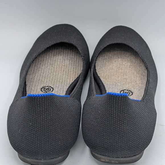 Rothy's Black "The Flat" Slip ons SZ 9 - Picture 6 of 8